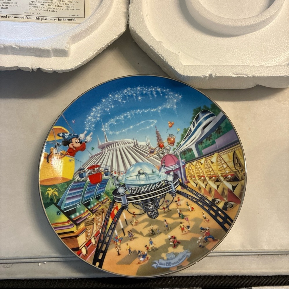 Disney Tomorrowland Collector's Plate